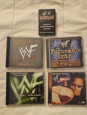 WWF The Music CD Collection - Multiple Volumes (Black, Silver, Green, Blue)